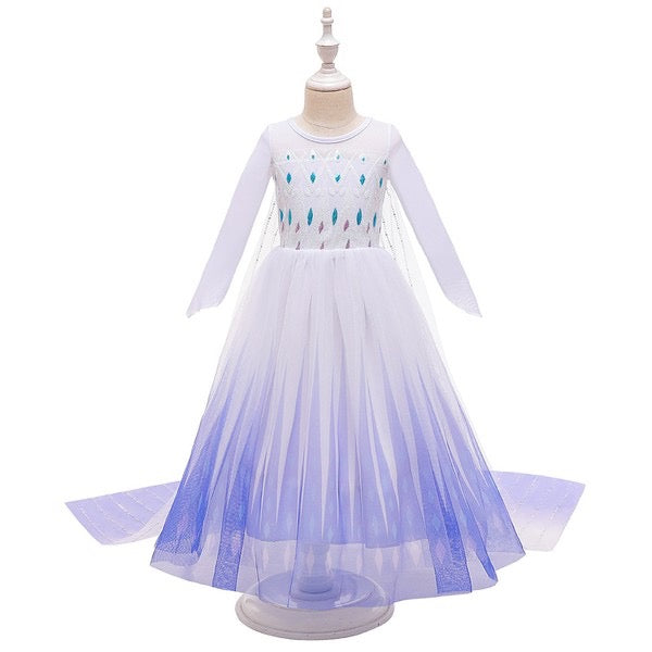 Elsa Frozen Long Sleeve Sequin Dress