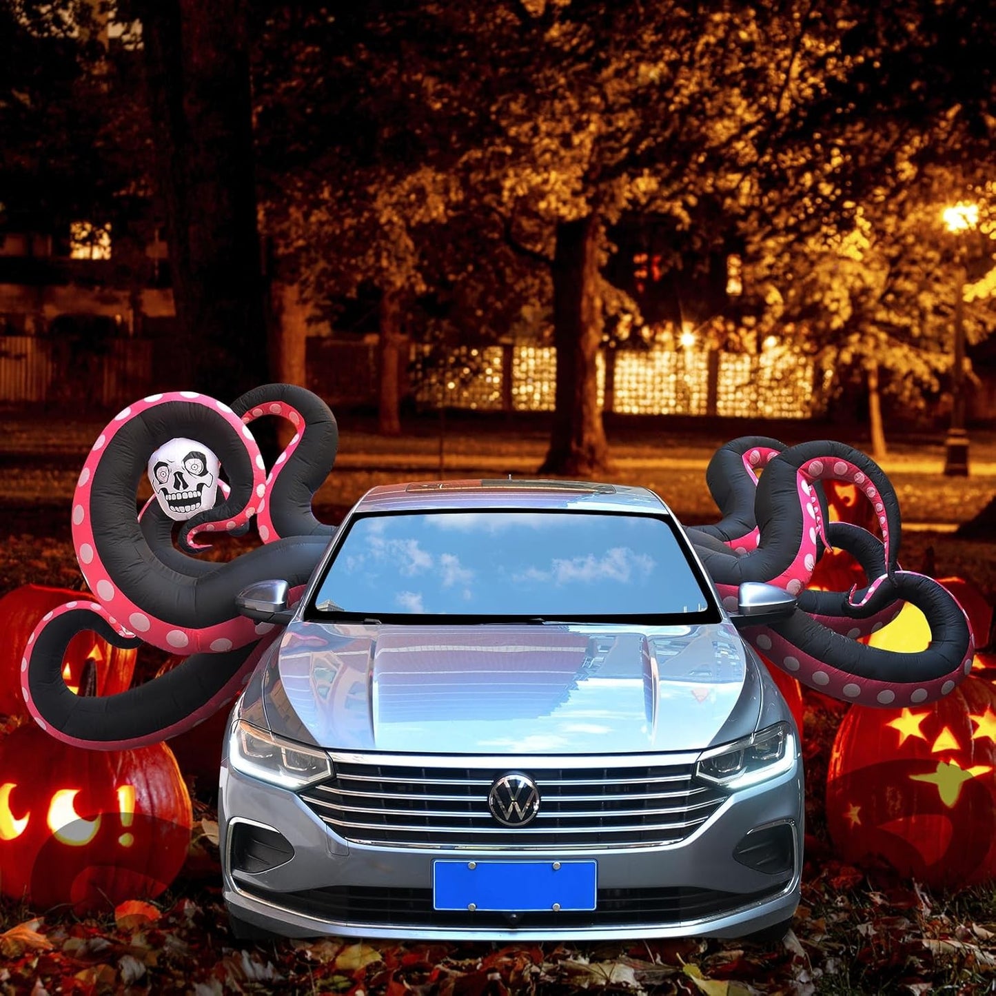12 FT Halloween Inflatable Octopus Legs Decoration, Inflatable Octopus