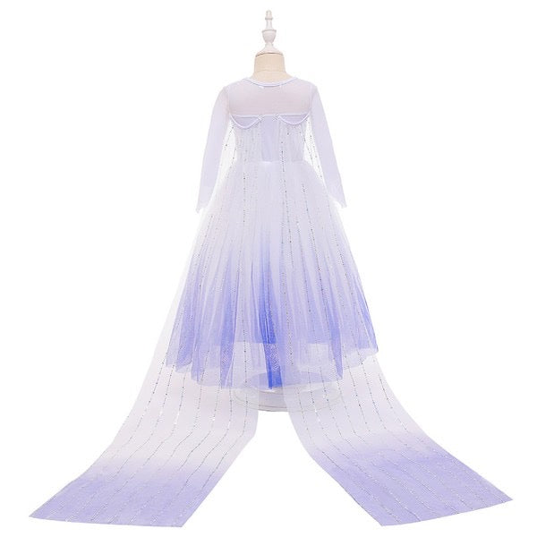 Elsa Frozen Long Sleeve Sequin Dress