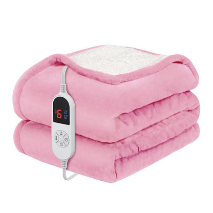 VUSIGN Heated Blanket Electric Throw, Full Body Electric Blanket - 6 Heat Levels, 4/10 Auto-Off, Flannel Sherpa, Machine Washable, Gift for Winter, Cozy Night, Home Use, Valentine'S Day Gift, Christmas Gift