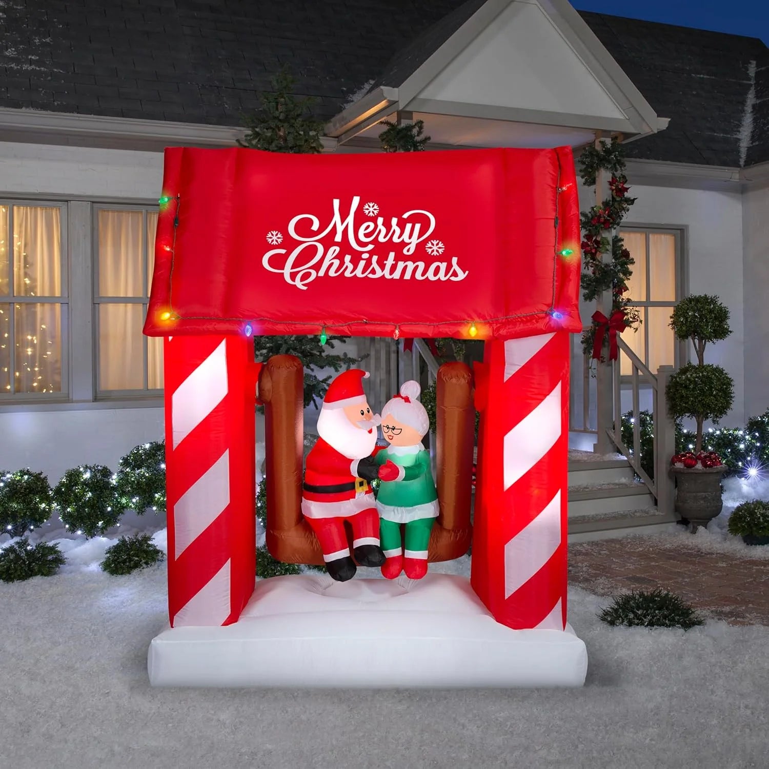 4 Pack Grinchs Christmas Stocking,18 Inch Large Grinchs Stockings Christmas Whoville Decorations for Family Holiday Party Decor