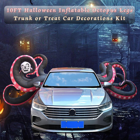 12 FT Halloween Inflatable Octopus Legs Decoration, Inflatable Octopus