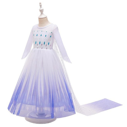 Elsa Frozen Long Sleeve Sequin Dress