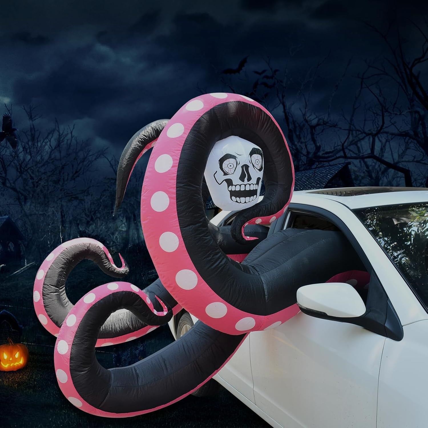 12 FT Halloween Inflatable Octopus Legs Decoration, Inflatable Octopus