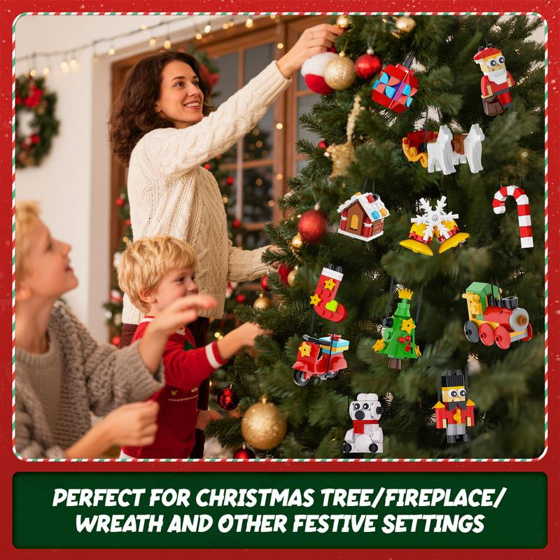 BUILDIFY Advent Calendar 2025 - 24 Days Countdown to Christmas Surprise Toys for Kids Boys Girls Compatible with Lego Festive Family Activity Christmas Countdown Gift Holiday Building Blocks