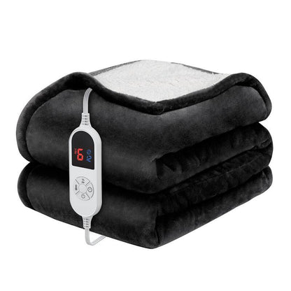 VUSIGN Heated Blanket Electric Throw, Full Body Electric Blanket - 6 Heat Levels, 4/10 Auto-Off, Flannel Sherpa, Machine Washable, Gift for Winter, Cozy Night, Home Use, Valentine'S Day Gift, Christmas Gift